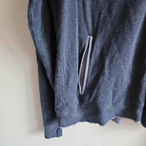 Original Penguin Blue Large Womens Full Zip Hooded Lightweight Sweatshirt - Picture 2 of 8